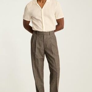 Bonobos Pleated Wool Trouser